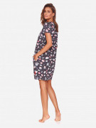 Kojící noční košile Graphite/spící zvířátka