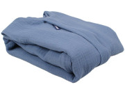 Letní 3D spací pytel mušelín modrý