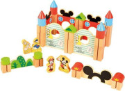 Disney Velké dřevěné kostky 60 ks Mickeyho hrad