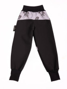 Dětské Soft kalhoty Grey Blooms Emitex 