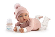 Ada zátěžová realistická panenka miminko s měkkým látkovým tělem - 42 cm Guca