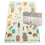 Multifunkční pěnová skládací podložka oboustranná 180 x 120 cm Savana Zopa