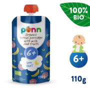 Salvest Ponn BIO Mléčná kaše na dobrou noc s ovocem (110 g)