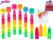 Glamour zvýrazňovač 18 cm pětibarevný chobotnice