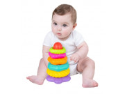 Strukturované navlékací kroužky Playgro