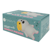 LED silikonová noční lampička Rgb se zvukem - odpočívající pejsek Mary's 