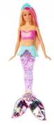Barbie svítící mořská panna s pohyblivým ocasem BĚLOŠKA