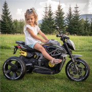 Dětská elektrická motorka Calabre černá Baby Mix