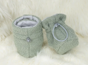 Capáčky Teddy fleece double Olive olivová Esito