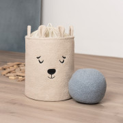 Koš na hračky Premium Bouclé se šňůrkou 43 l Sipo