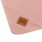 Kojenecký bavlněný šátek na krk New Baby Favorite růžový M