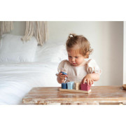 Třídíme tvary V - dřevěná skládačka 17 dílů Cubika