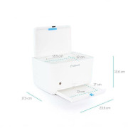 Ohřívač vlhčených ubrousků Kidnort Lykkelig bílý