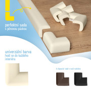 Ochrana rohů a hran pěnová sada 4 ks Sipo