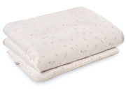 Dětské povlečení do postýlky 100 x 135 cm bavlněný satén Drobné květy Infantilo 