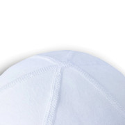 Čepice tenká zavazovací plochý šev Outlast® UPF 50+ bílá Little Angel