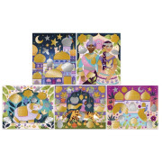 Kreativní sada Obrázky s metalickým papírem Bolywood Janod