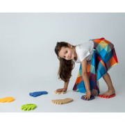 Interaktivní stezka Sensorky 28 ks pastelová