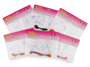 Dětské vyšívání s předtištěným motivem 2 ks 