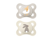 Šiditko Ortodonické Original 0 m+ Šedý/Béžový MAM