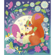 Kreativní sada Pěnové nálepky a svítící písek Magické víly Janod