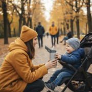 Termoska na pití s pítkem 400 ml Zopa