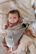 Usínáček babyted kousátko, chrastítko plyš 25x25 cm 0 m+