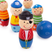 Dřevěné kuželky Piráti Bigjigs Toys