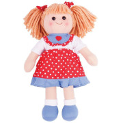 Látková panenka Emily 34 cm Bigjigs Toys