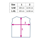 Mušelínové pončo Mommy mint