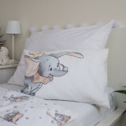 Povlečení do postýlky Dumbo grey 100 x 135, 40 x 60 cm Jerry Fabrics