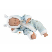 Little Baby 63301 Llorens - Spící realistická panenka s měkkým tělem 32 cm