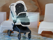 Chladicí podložka do kočárku s větráním a Hepa filtrem Flo Black Mima