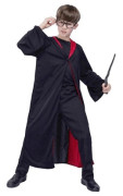 Kostým Čaroděj černo/červený 