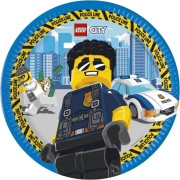 EKO papírové talíře - Lego city 23 cm/8 ks