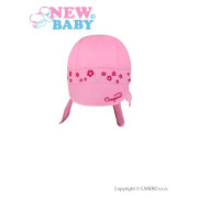 Letní dětská čepička- šátek New Baby Gorgeous vel. 86 RŮŽOVÁ