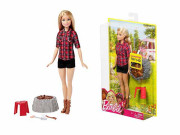 Barbie Panenka u táboráku blond FDB43