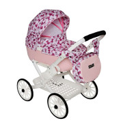 Moderní kočárek pro panenky Jasmine Kids Fialka 03
