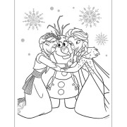 Omalovánkový set s oboustrannými voskovkami Ledové království