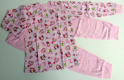 Bavlněné pyžamo růžové LITTLE PRINCESS Vel. 116