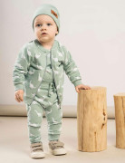 Kojenecká tepláková mikina Nicol Ivo zelená