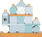 Nasazování na tyč Domeček modrý small foot 