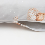 2-dílné ložní povlečení Sweet teddy bear 90/120 cm grey New Baby