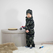 Mikina na zip Motokros - černá Esito