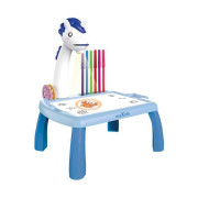 Dětský kreslící stůl s projektorem Maxlife MXDP-200 modrý