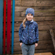 Mikina na zip Night forest modrá Esito