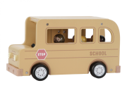 Školní autobus s figurkami dřevěný Little Dutch