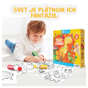 Barvy v tubě s omalovánkami 8 ks Jarmelo