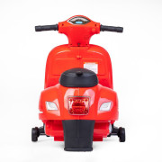 Dětská elektrická motorka Vespa červená Baby Mix