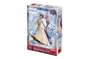 Puzzle 3v1 Ledové království II/Frozen II 200 dílků s diamanty s lepidlem